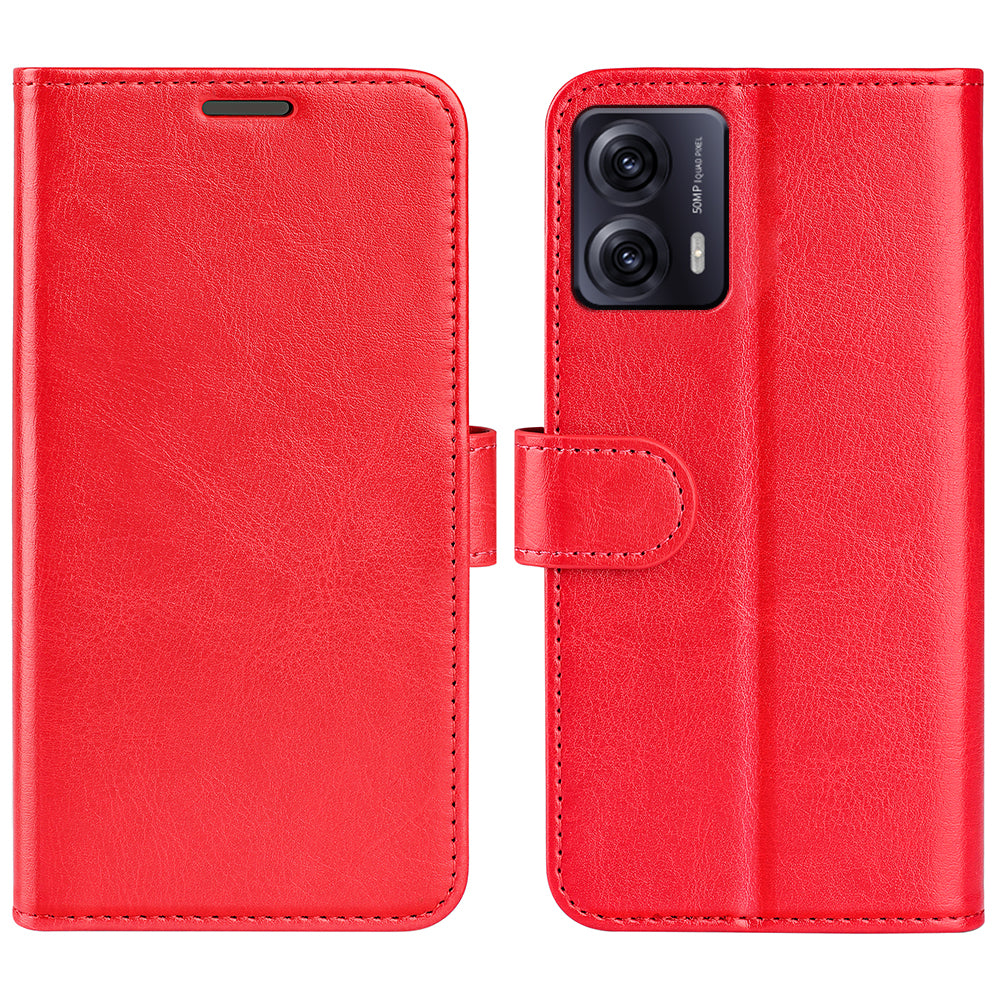 For Motorola Moto G53 5G Crazy Horse Texture PU Leather Full Protection Phone Case Flip Stand Wallet Cover For Motorola Moto G53 5G Crazy Horse Texture PU Leather Full Protection Phone Case Flip Stand Wallet Cover